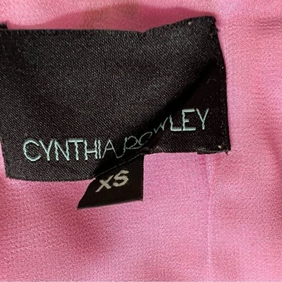 Cynthia Rowley Malibu Ruffle Silk Blend Mini Dress in Pink Poppy. Size XS - Picture 9 of 13